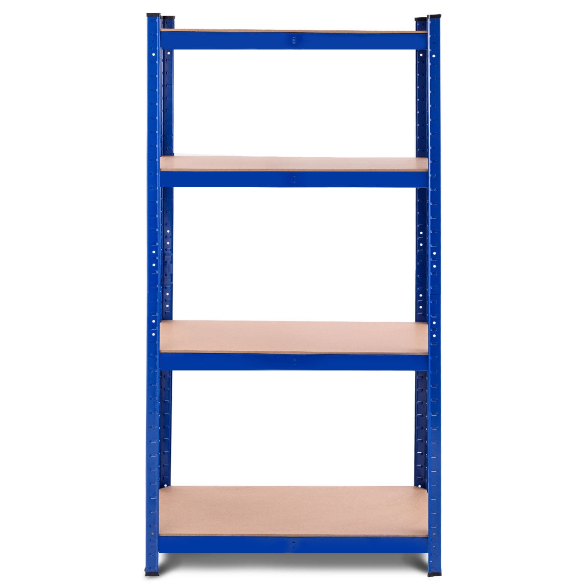 Estante de Almacenamiento para Garaje de Hierro y MDF de 4 estantes Estantería Pesado 80x40x160cm azul