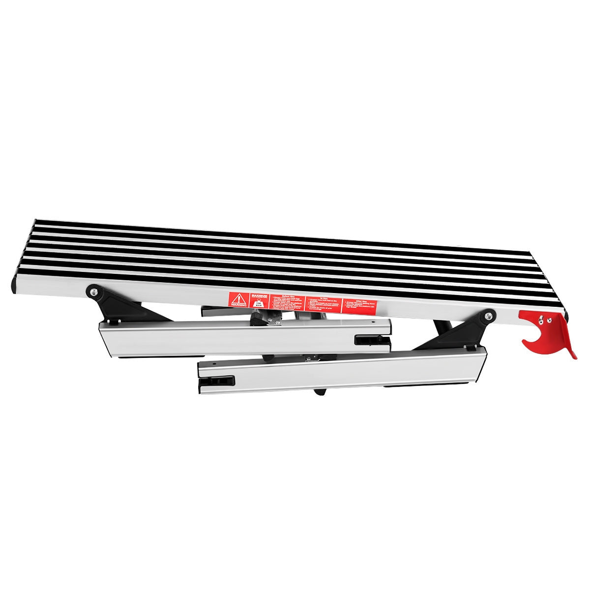 Plataforma de Trabajo Escalera Plegable Multiuso de Aluminio para Hogar Oficina Taller Carga hasta 150 kg