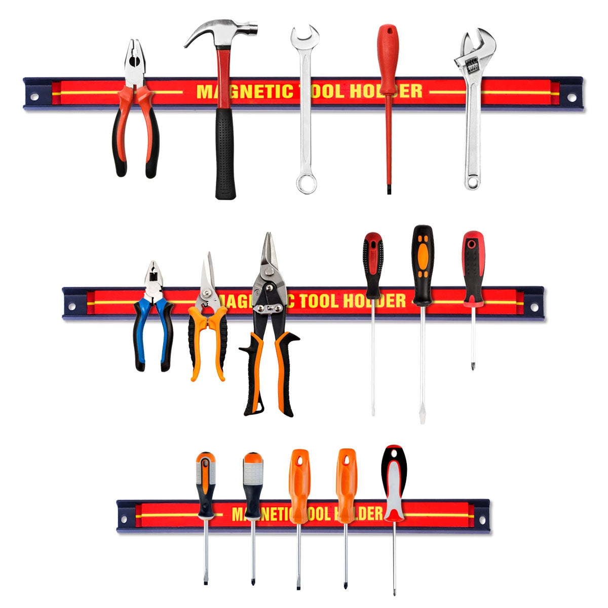 Tiras Magnética Herramientas Barra de Herramientas Portaherramientas Soporte Magnético para Taller Garaje Cocina